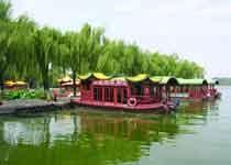 Travel in Daming Lake  Jinan of China