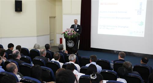 Prof. Schiewer, Rector of University of Freiburg, Visits Tongji