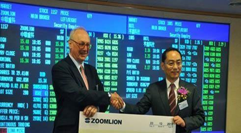 Zoomlion Lists H-Shares in HK