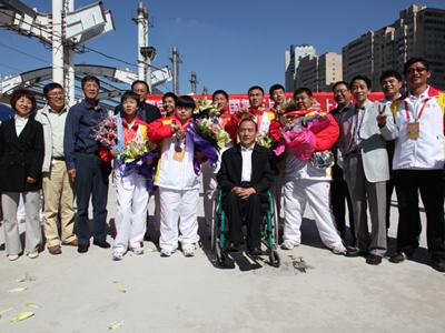 Team Dalian for the Special Olympics returns with victory