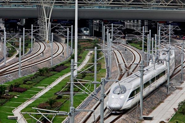 Shanghai-Hangzhou high-speed line hit a world record speed