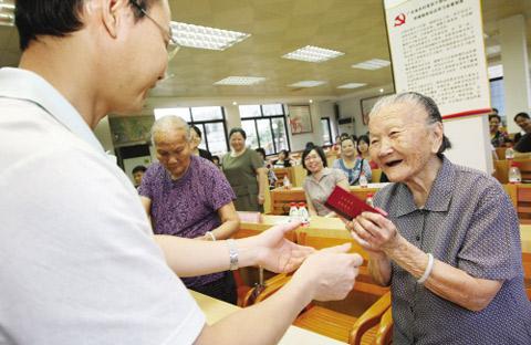 Old age allowance is entitled for senior citizens