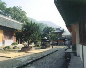 The hall temple of the treasure travels  Shiyan of China