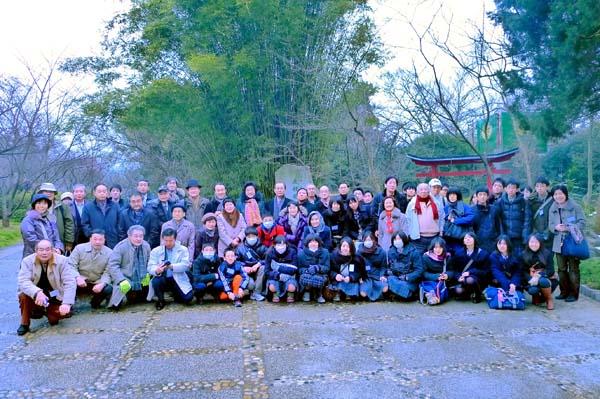 A Japanese Delegation from Fukuoka Prefecture Visited    Sino-Japanese Friendship Cherry Park    in Nanjing