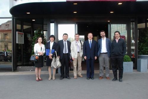 Delegation from the Management School Visiting Europe