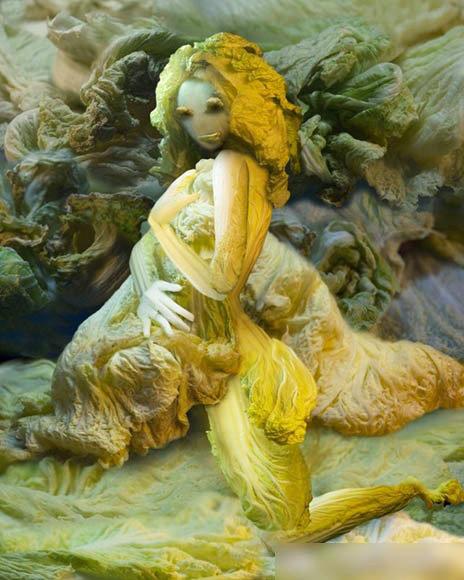 Beauties made out of vegetables