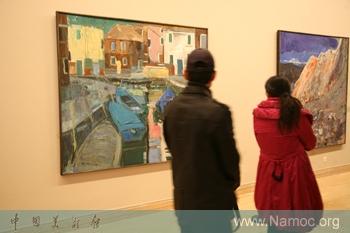 Wang Jianguo holds an oil painting exhibition
