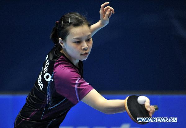 Li Xiaoxia wins single final in Guangzhou Volkswagen Cup