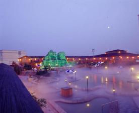 Travel in the holiday village of hot spring of dragon lifeline of Beijing  Beijing of China