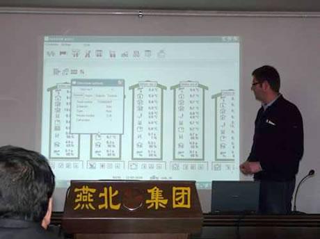 Preservation technique training by Mooij in China