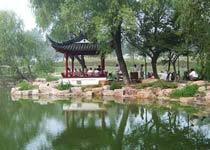 Travel in the park of Mount Tai  Taizhou of China