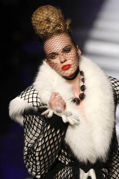 Jean-Paul Gaultier F/W 2009/10 women's collection at Paris Fashion Week