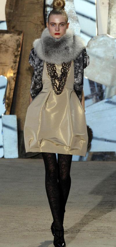 Christian Lacroix F/W 2009/10 women's collection in Paris Fashion Week