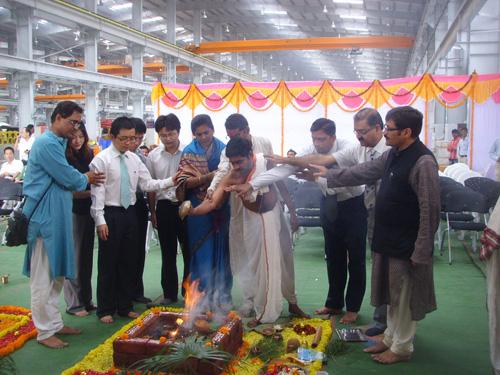 Sany Heavy Industry First Overseas Plant Officially Launched   Sany's Plant in India Moved to Its New Building in Pune