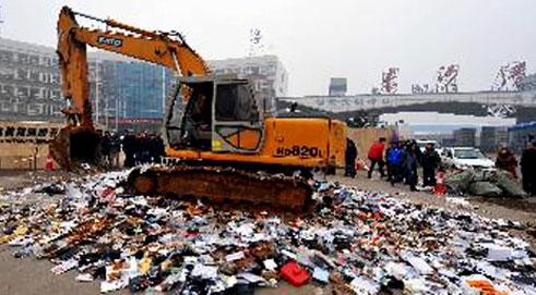 Over 8,000 Infringing Products Destroyed in Changsha