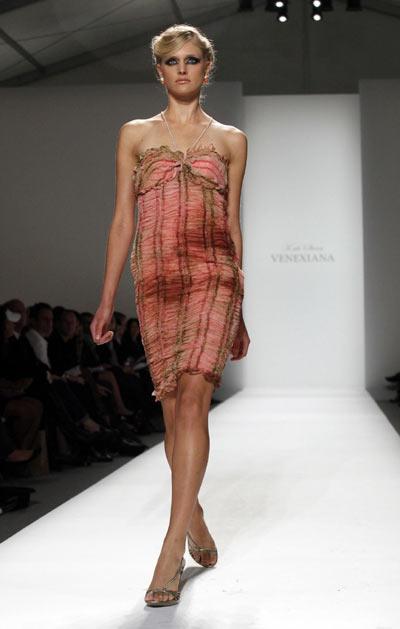 Venexiana Spring 2010 collection show at New York Fashion Week