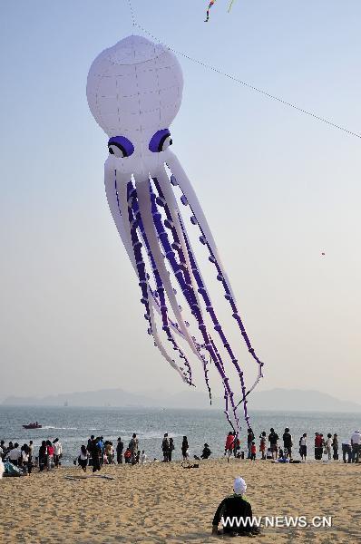 Fifth Dameisha Int'l Kite Festival kicks off in Shenzhen