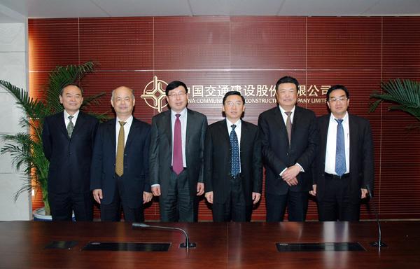 YU Weiguo, Secretary of Xiamen Municipal Committee of the CPC visited CCCC