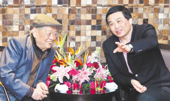 Zhu Minyang met with Honorary Chairman of Walsin Lihwa Group