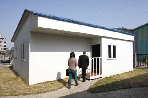Dongguan-made steel house sold to Africa