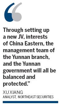 China Eastern to launch JV