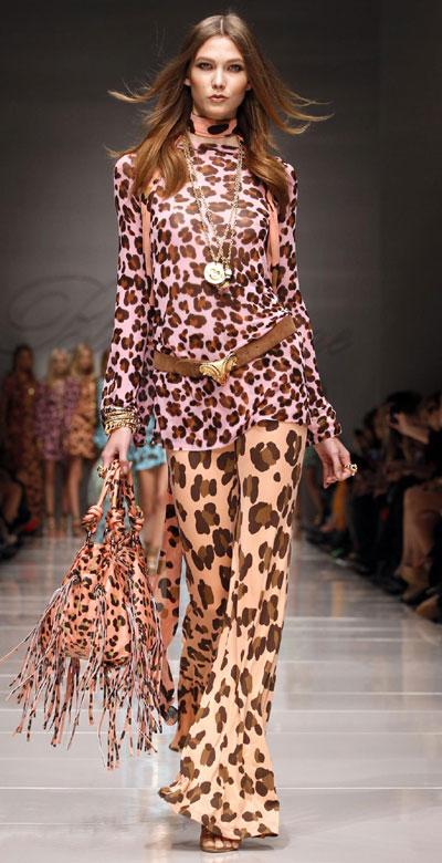 Models present Italian designer Anna Molinari's collections during Milan Fashion Week