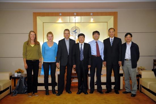 President Jiang Chengyu Meets with Director Martin Wiedemann