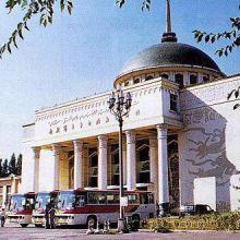 The museum of Uygur autonomous region travels  Urumchi of China