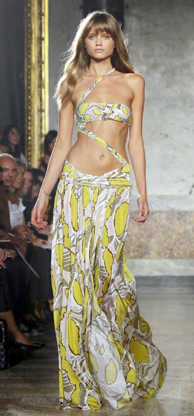Emilio Pucci Spring/Summer 2010 women's collection in Milan