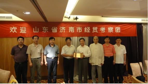 Jinan Municipal Overseas Chinese Federation visited Taiwan with delegation for attracting investment