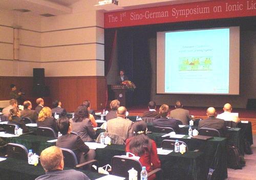 1st Sino-German Symposium on Ionic Liquids Held in DICP