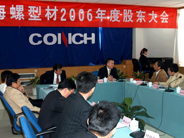 The company has held    2006 shareholders' meeting