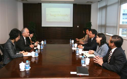 President Michinari Hamaguchi of Nagoya University visited Tongji