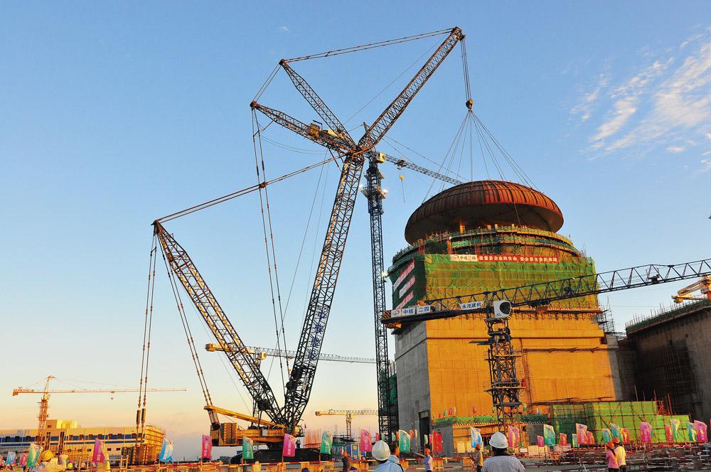 Thousand-tonnage SANY Crawler Crane Domed Nuclear Power Station