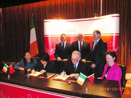 ECUST  Vice  President  Attends  Irish  Trade  Delegation  Breakfast  Reception