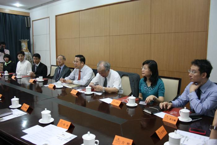 Visit by the President of Chinese Culture University, Taiwan