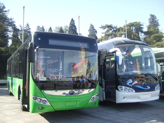Yutong new energy buses highlight CIGIE 2010