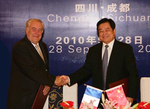 Sichuan and Champagne-Ardenne Establish Cooperative Relations