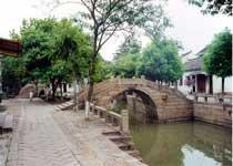Three bridges travel  Suzhou of China