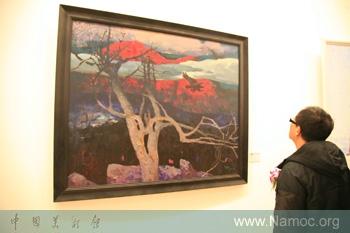 China Oil Painting exhibition is on display