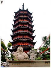The north temple tower travels  Suzhou of China