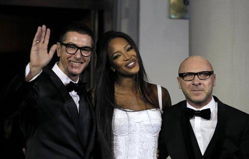 Naomi Campbell attends a party marking the 25th anniversary of her career in Shanghai