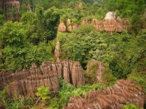 Red stone forest travels  Western Hunan of China