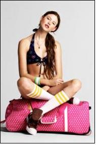 USA: Behati Prinsloo is the new face of the VS PINK Collegiate Collection
