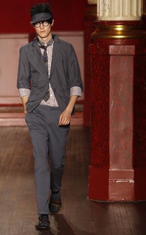 Men's Spring-Summer 2010 fashion collection in Paris