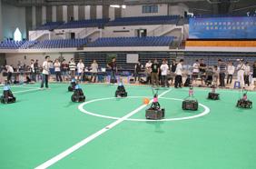 2009 Cross-straight Robot Soccer Tournament held in SCUT