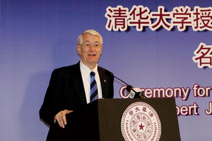 UC Berkeley Chancellor Robert Birgeneau Awarded Honorary Doctorate of Tsinghua