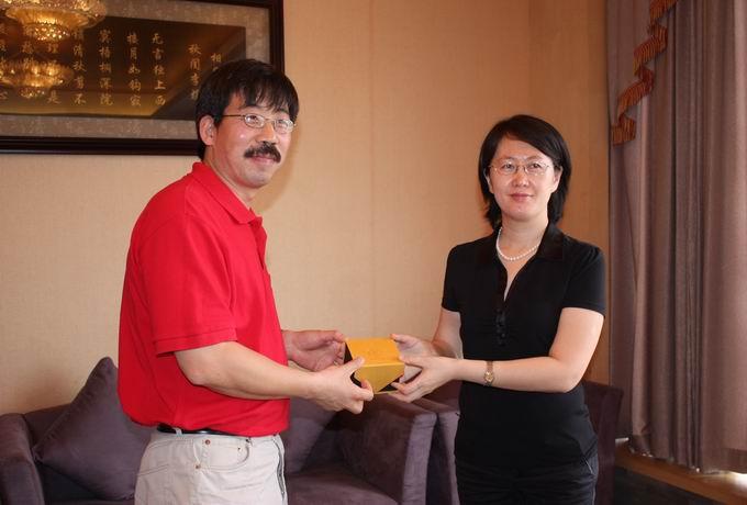 Vice President Professor Zhang Li Meets Professor of Paris Diderot University