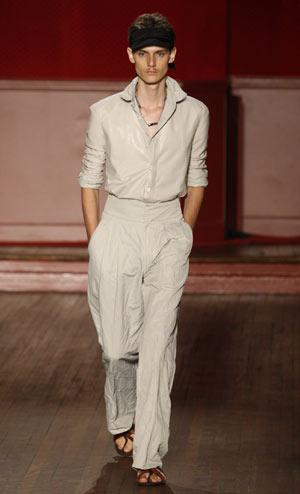 Men's Spring-Summer 2010 fashion collection in Paris