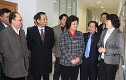 The Delegation Led by Vice Minister Chen Xiao-ya of Science and Technology Visited SJTU